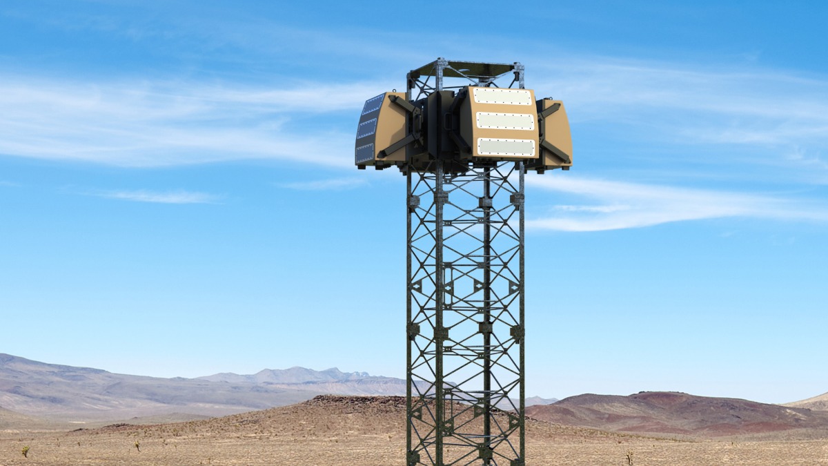Blighter A800 Mk 2 4D multi-mode radar.