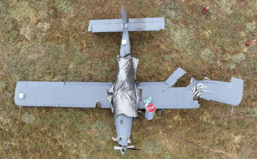 The plane's pilot was an experienced special operations flyer, but was new to flying the single-englne Skyraider II.