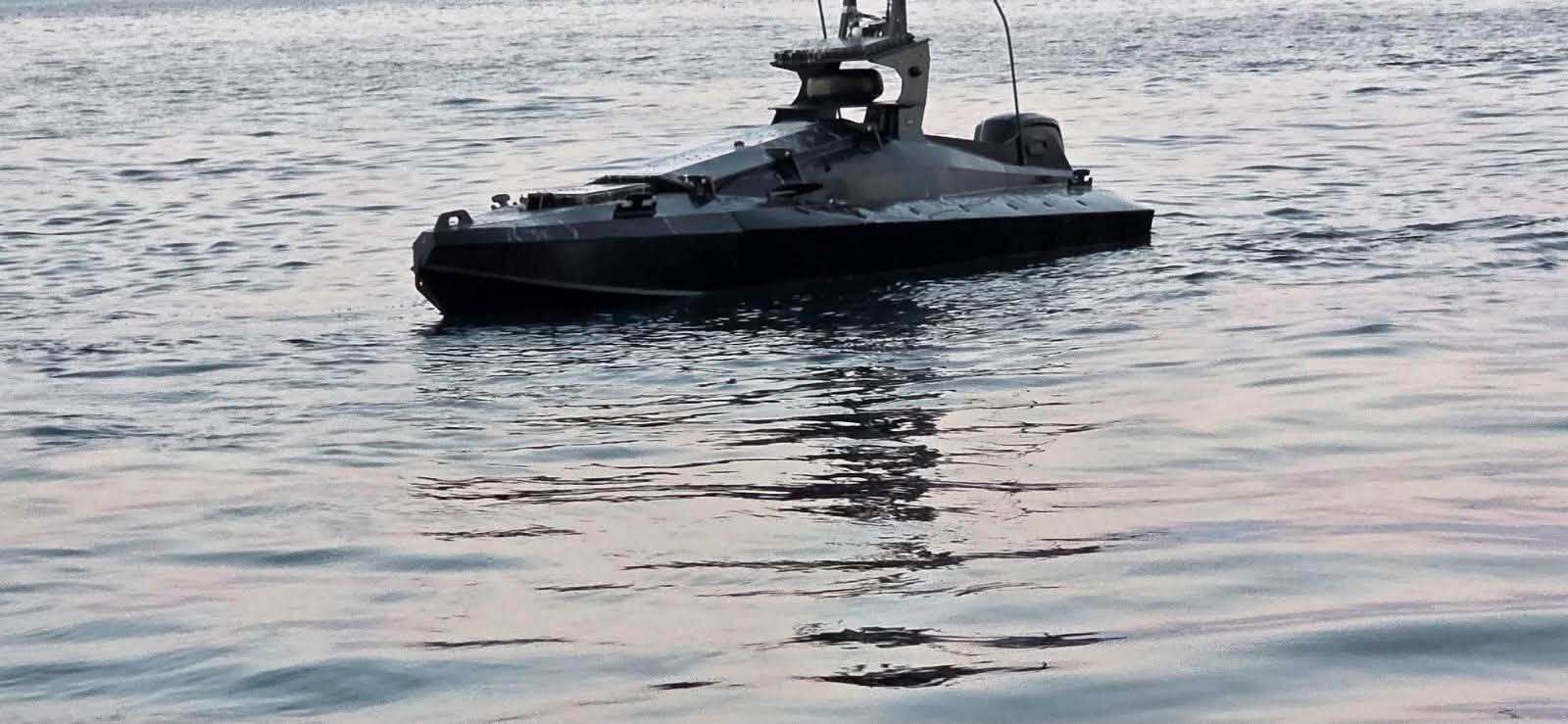 罗马尼亚F-16在黑海尼普顿深水区附近击毁的疑似俄罗斯海洋无人机