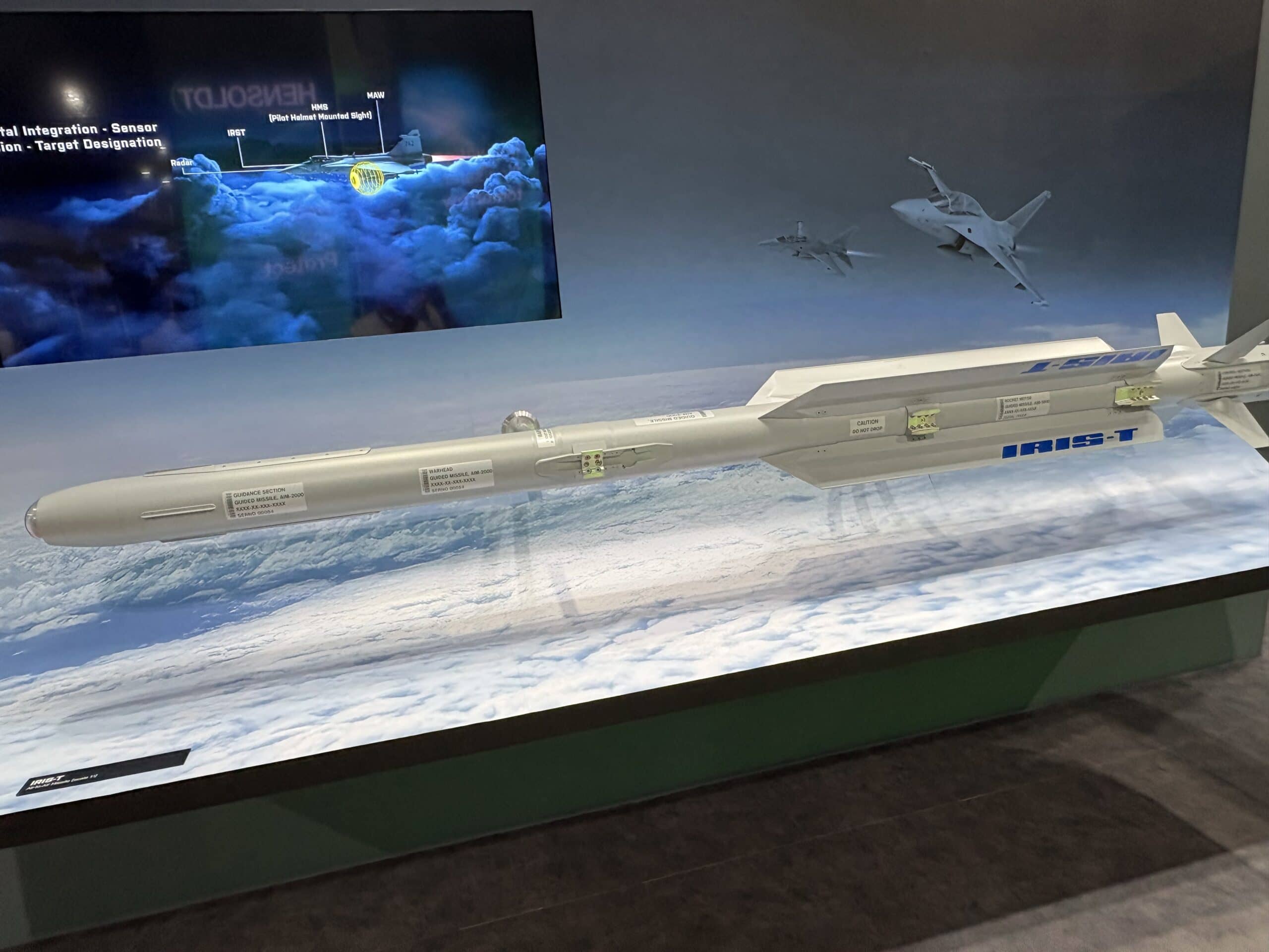IRIS-T IR-guided missile. 19FortyFive Image from Poland.