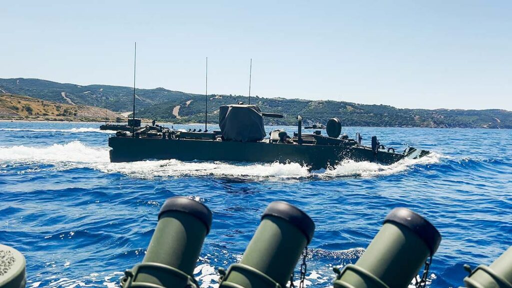 The Zaha MAV in sea trials. [FNSS]