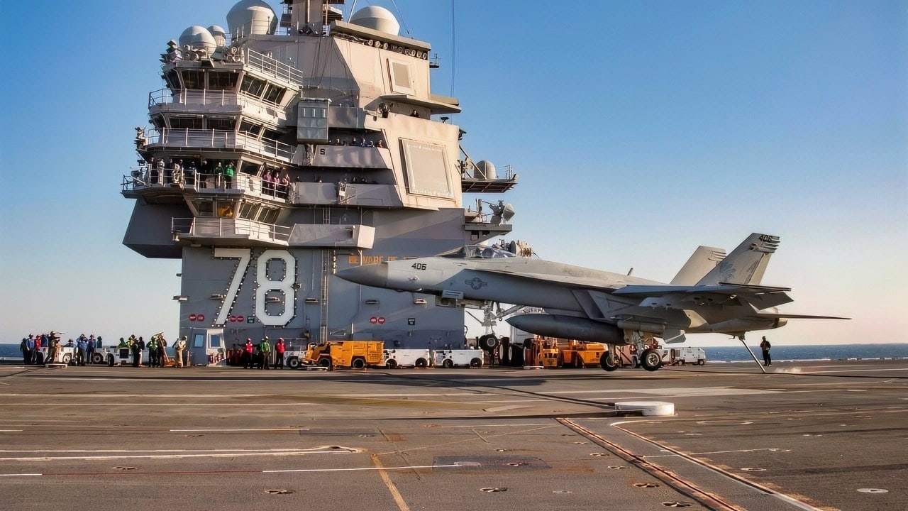 USS Gerald R. Ford Supercarrier Flight Deck
