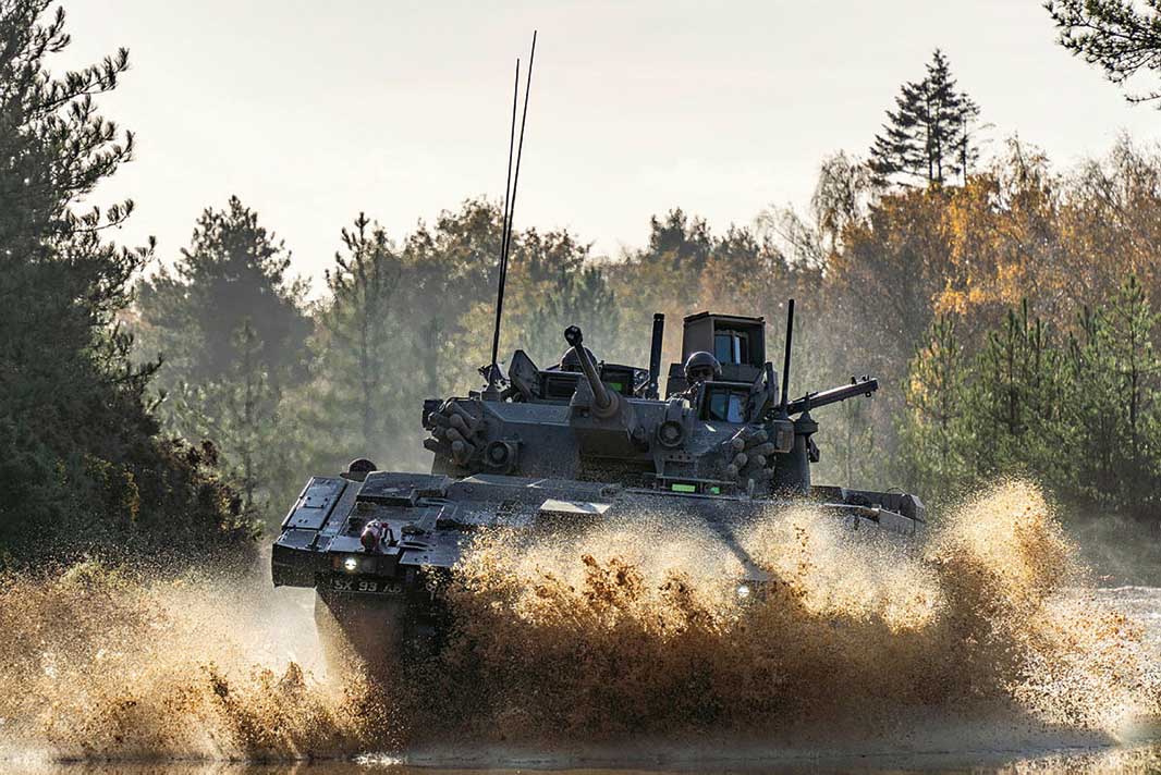 Ajax testing at Bovington at the Armoured Trials and Development Unit (ATDU) in October 2024. The continuing controversy surrounding this programme exposes the dysfunctional defence procurement system that Britain has to endure. [Source: Crown copyright 2024]