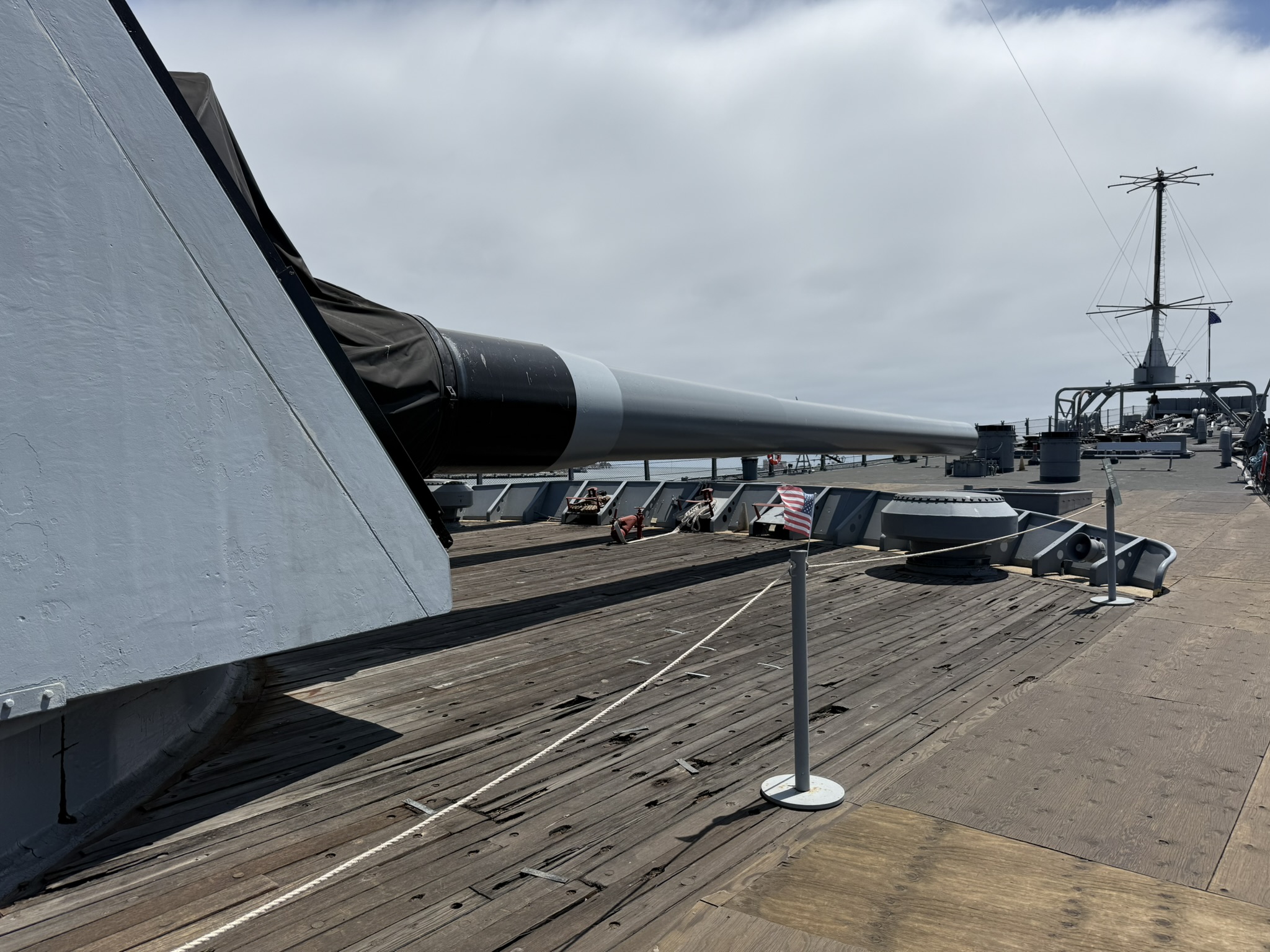 USS Iowa Battleship tour taken by 19FortyFive in August 2025.