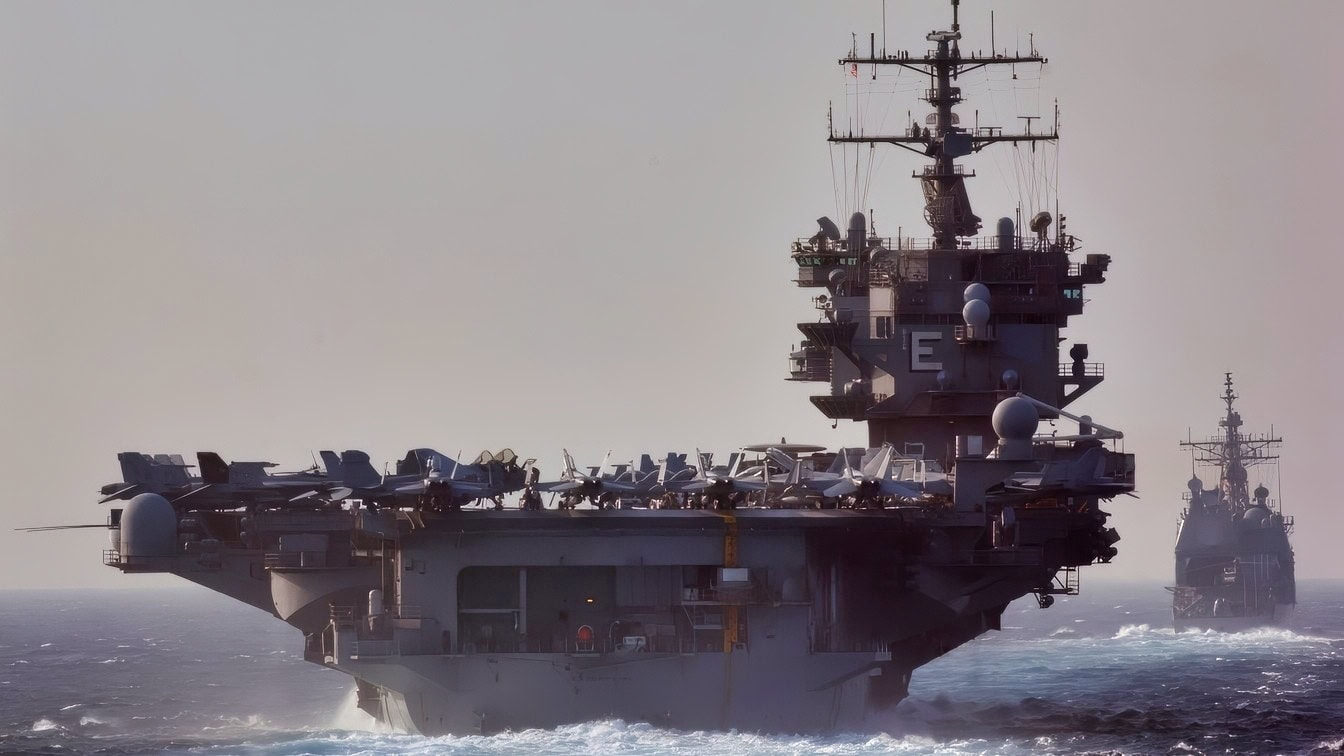 USS Enterprise At Sea US Navy Creative Commons Photo