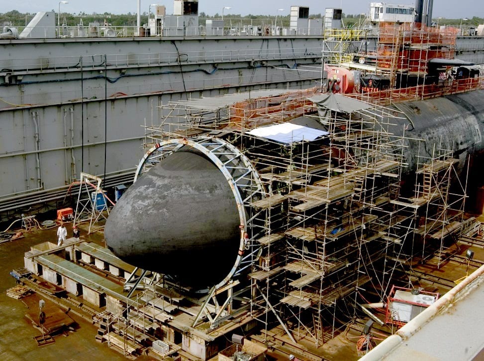 USS San Francisco Damage