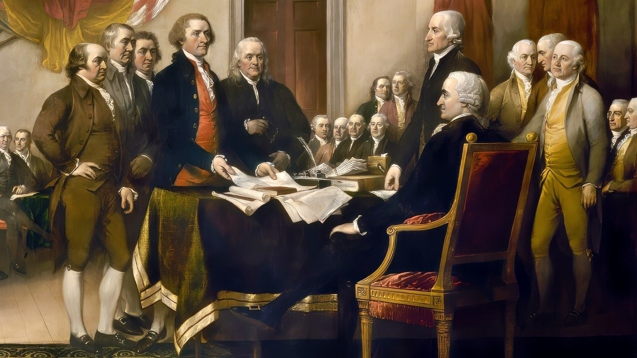 Founding Fathers Painting
