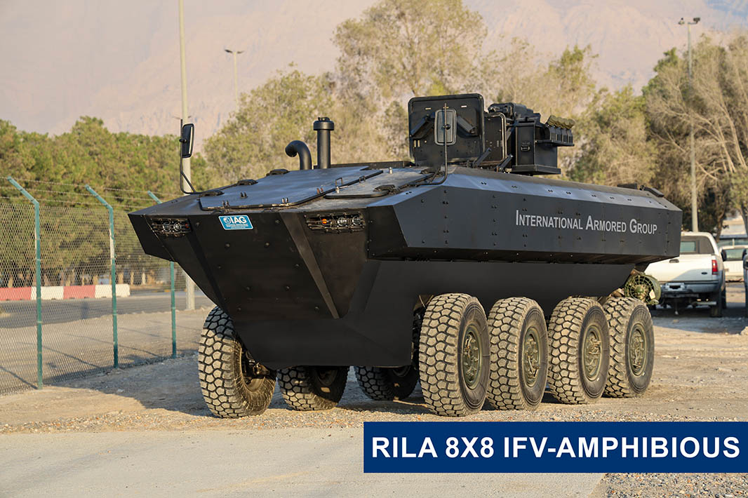 RILA 8x8 IFV: Engineered for adaptability in multi-domain operations. (Photo ©  IAG)