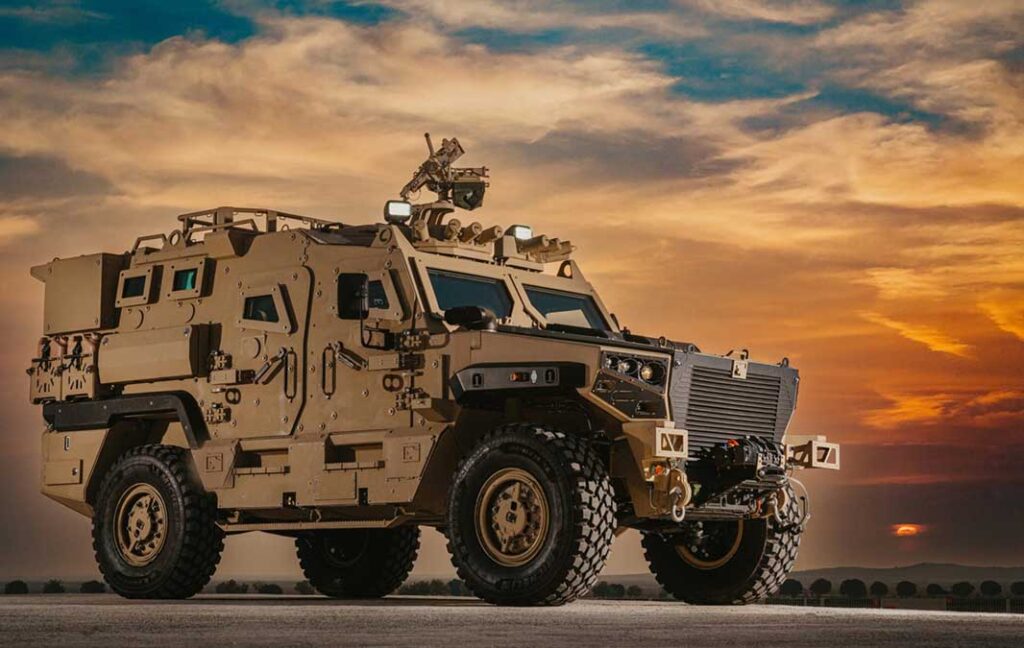 The Ajban 452A expands the capacity and capability profile of Nimr’s light PPV family. [Edge Group]