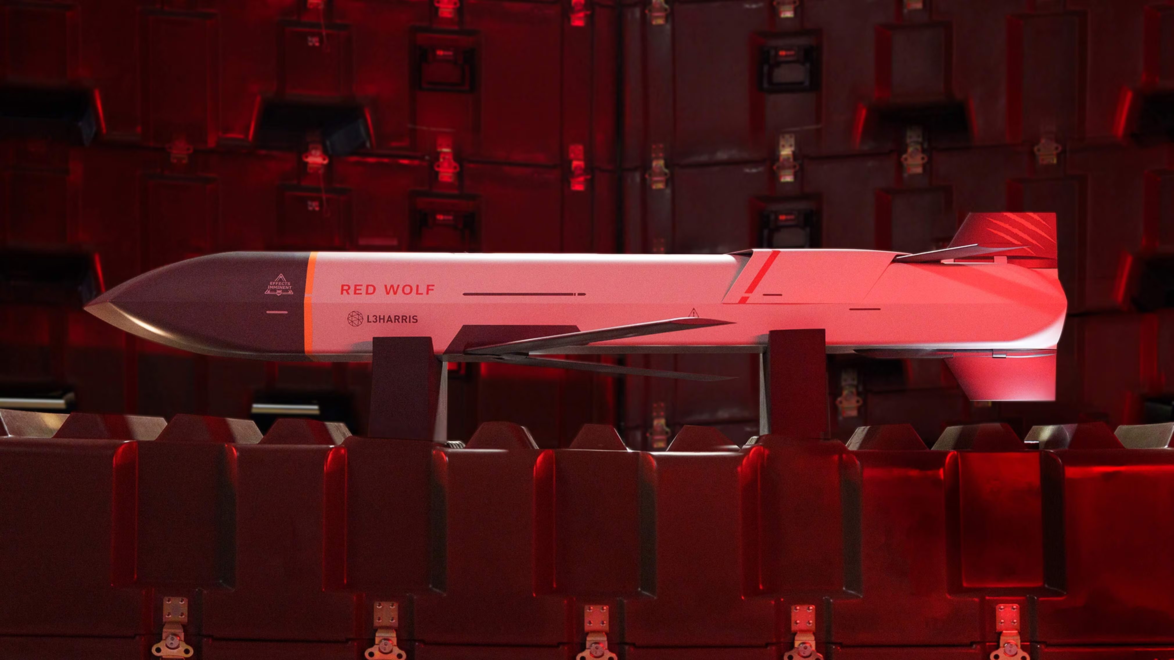 The Red Wolf launched effect vehicle. 