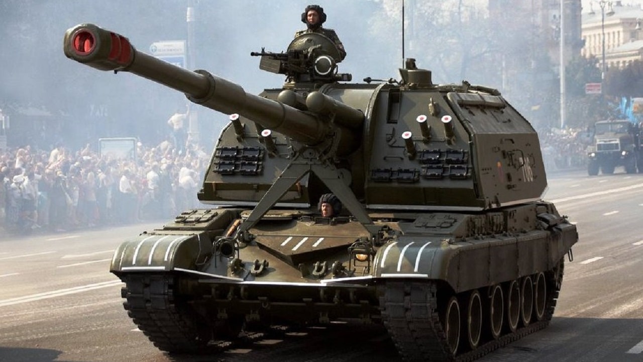 2S19 Msta S Artillery of the Ukrainian Army. Image Credit: Creative Commons/Ukraine Military.